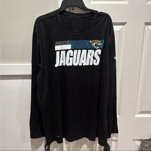 NWT-Nike Jacksonville Jaguars men's black long sleeve t-shirt size 3XL